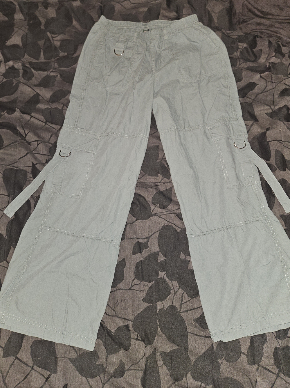 wild fable Sage Green Wide-Leg Cargo Pants
